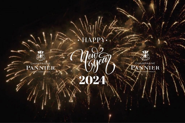 Champagne PANNIER vous souhaite une pétillante année 2024 ! 
